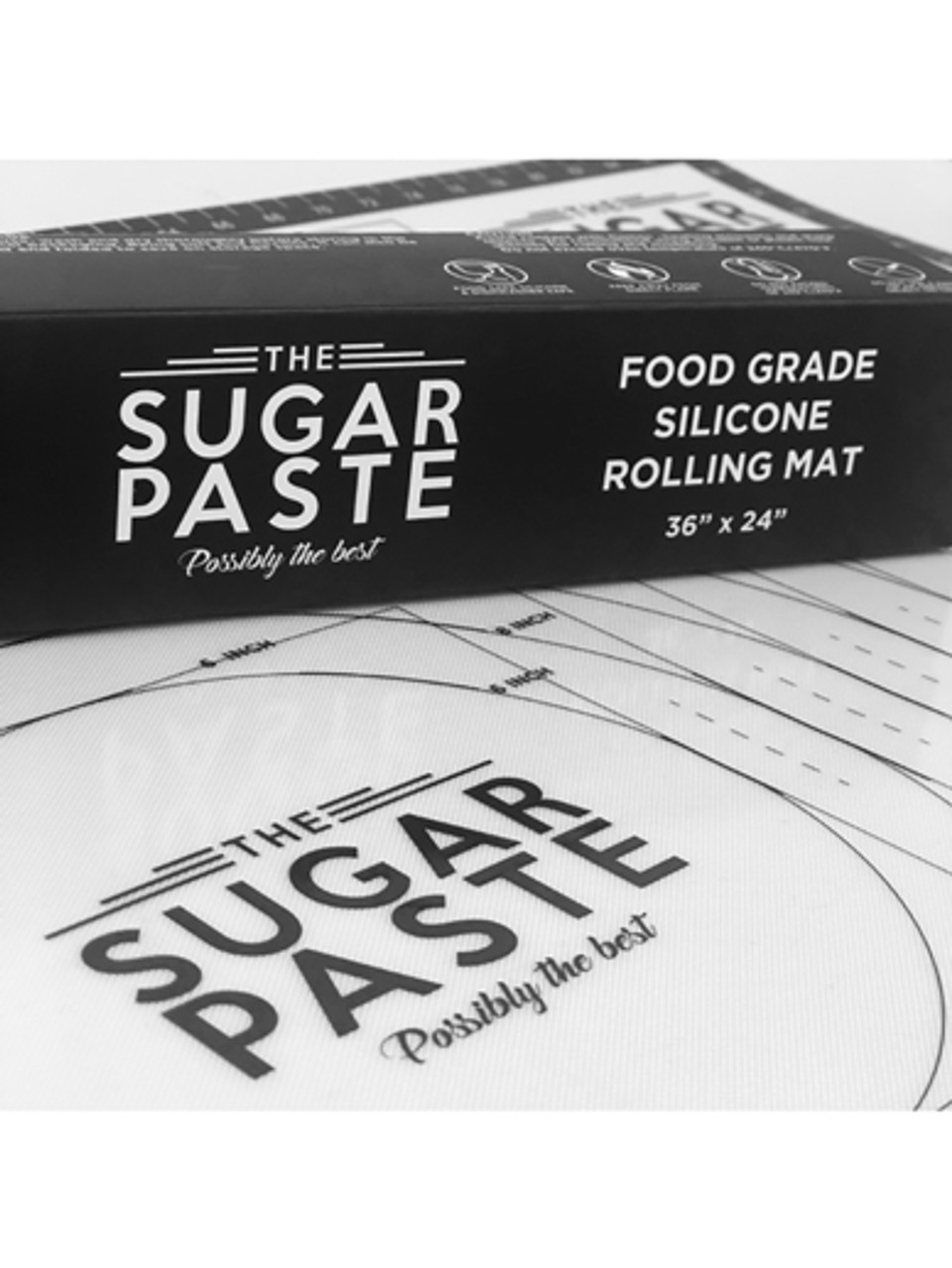 The Sugar Paste Extra Large Food Grade Rolling Mat Silicone